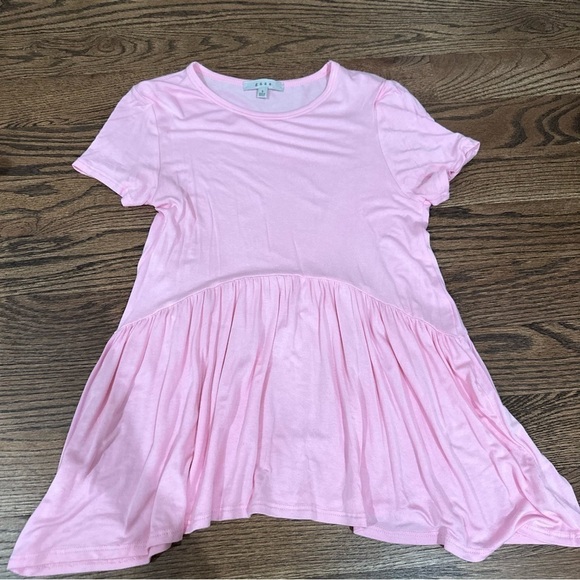 Pink Peplum Top - Picture 1 of 3